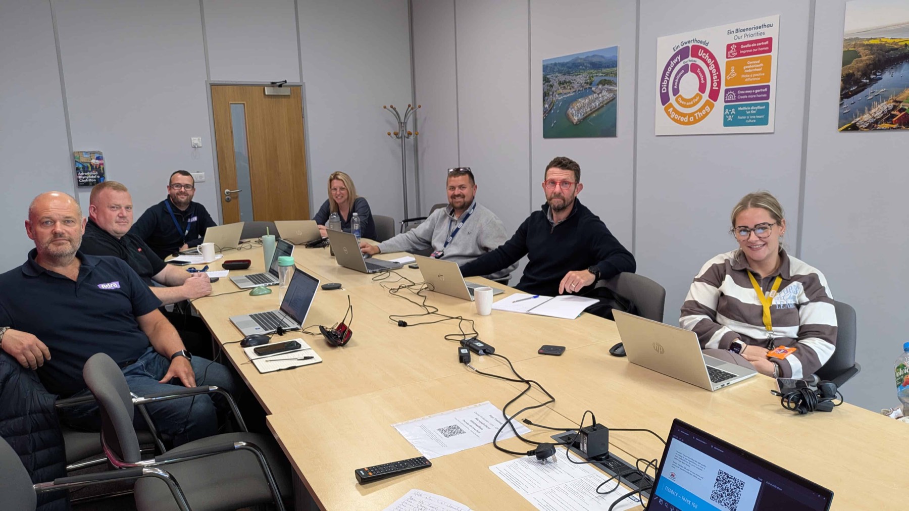 The Adra team on an in-house Microsoft Excel course