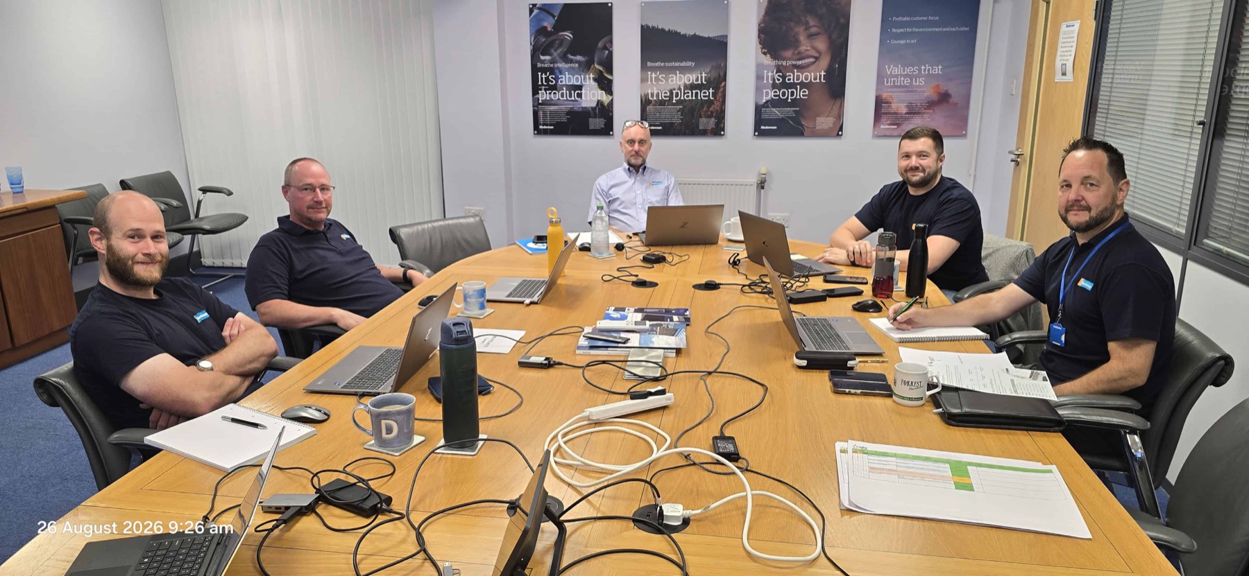 An in-house Keys Training course delivered in a client boardroom