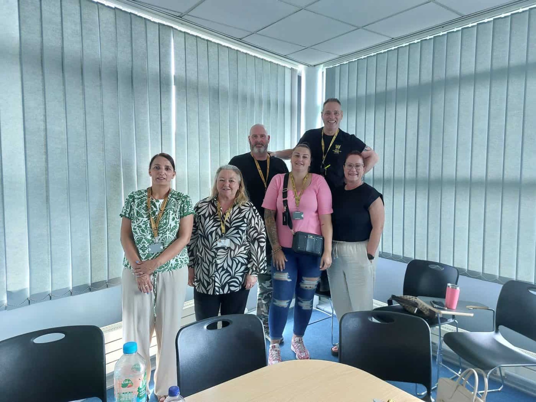 A college team after a Keys Training management course