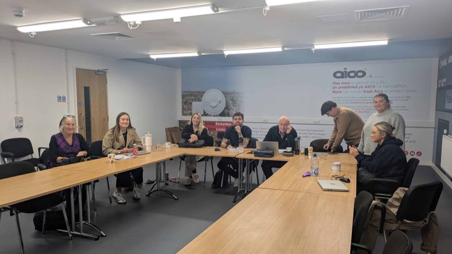 Housing association staff on an in-house course