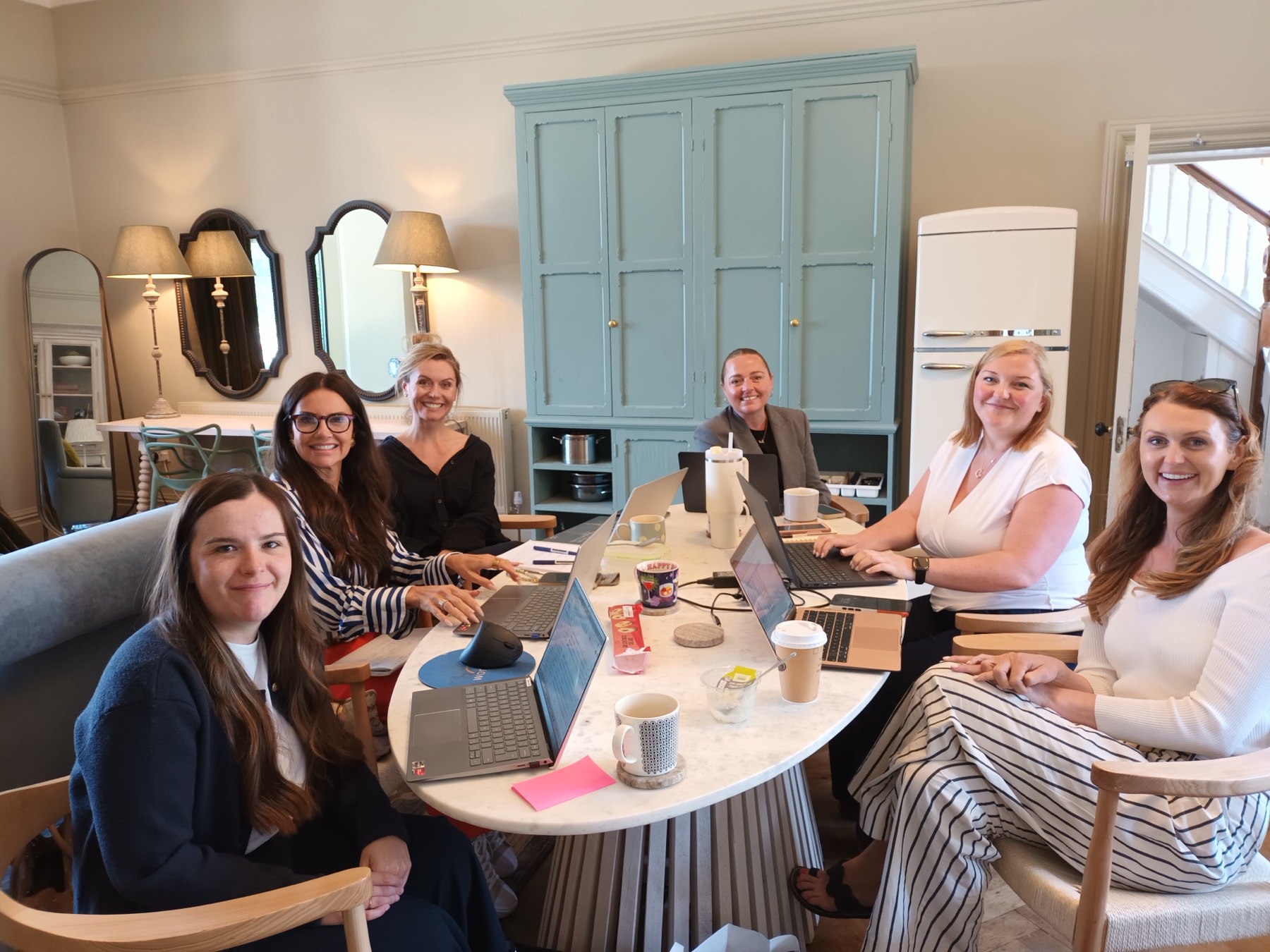 A team of six on a Keys Training course